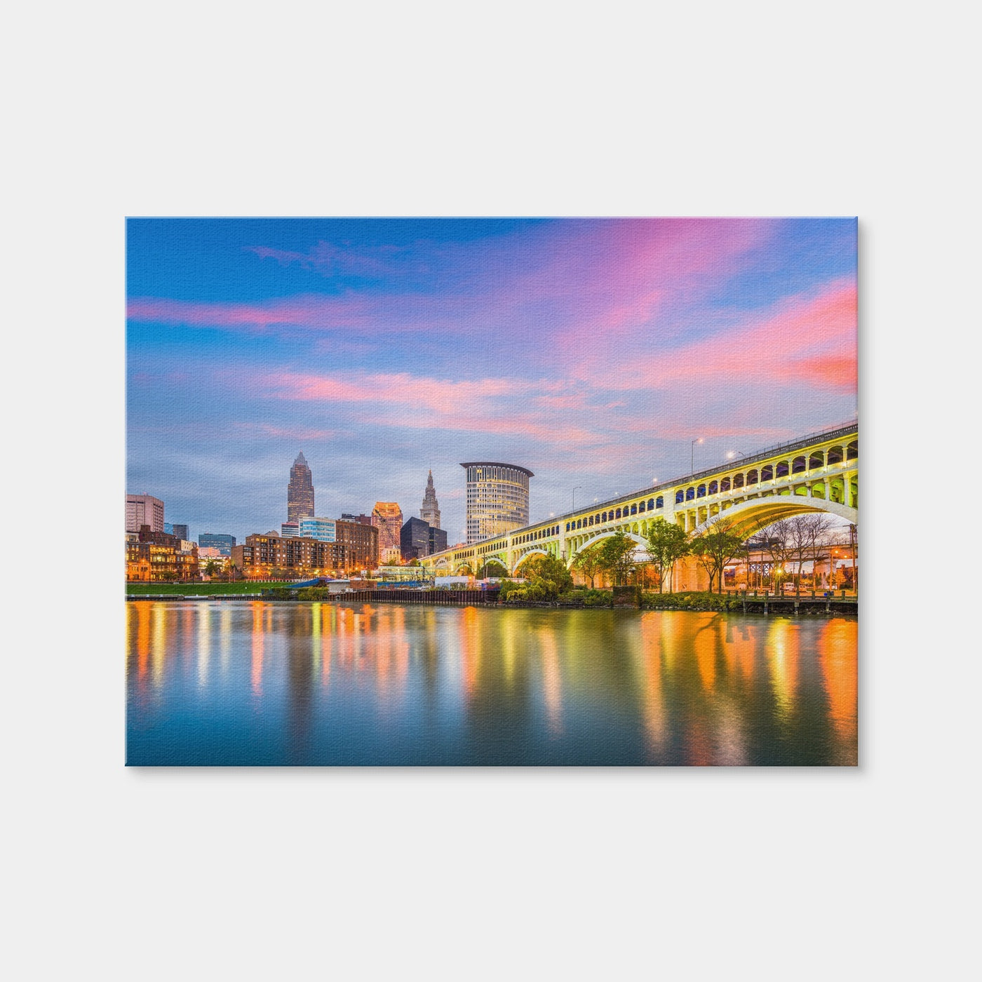 AUTO-MOCKUP WHITE | Cleveland-Detroit Superior Bridge | 1 Piece | Gallery Wrap Canvas | group=4x3