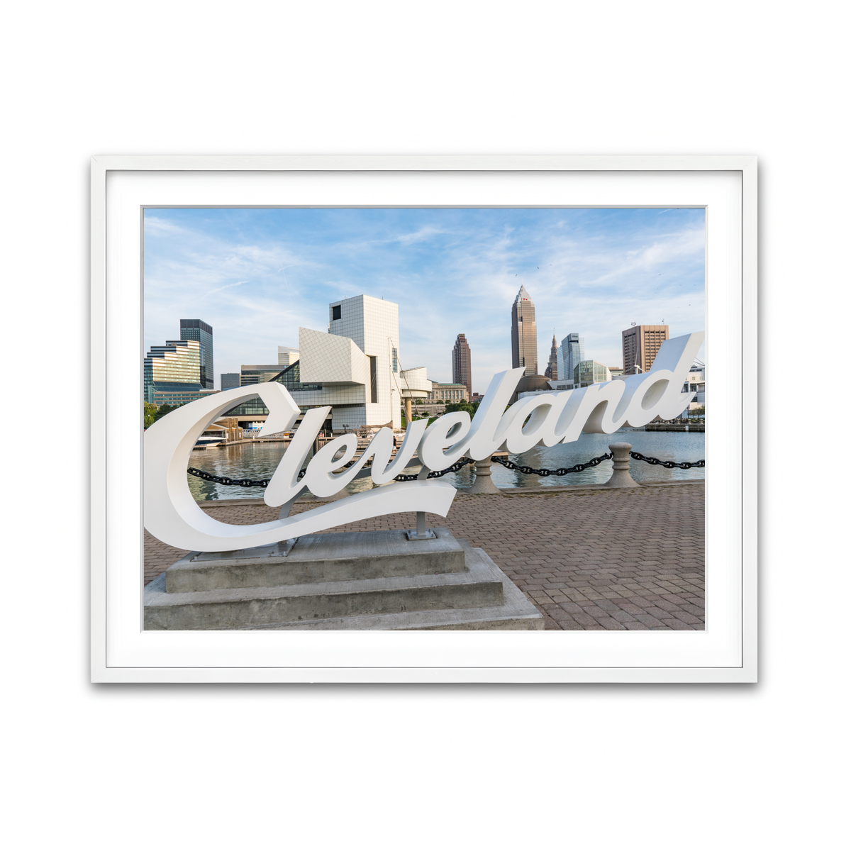 Framed Print 4x3 White