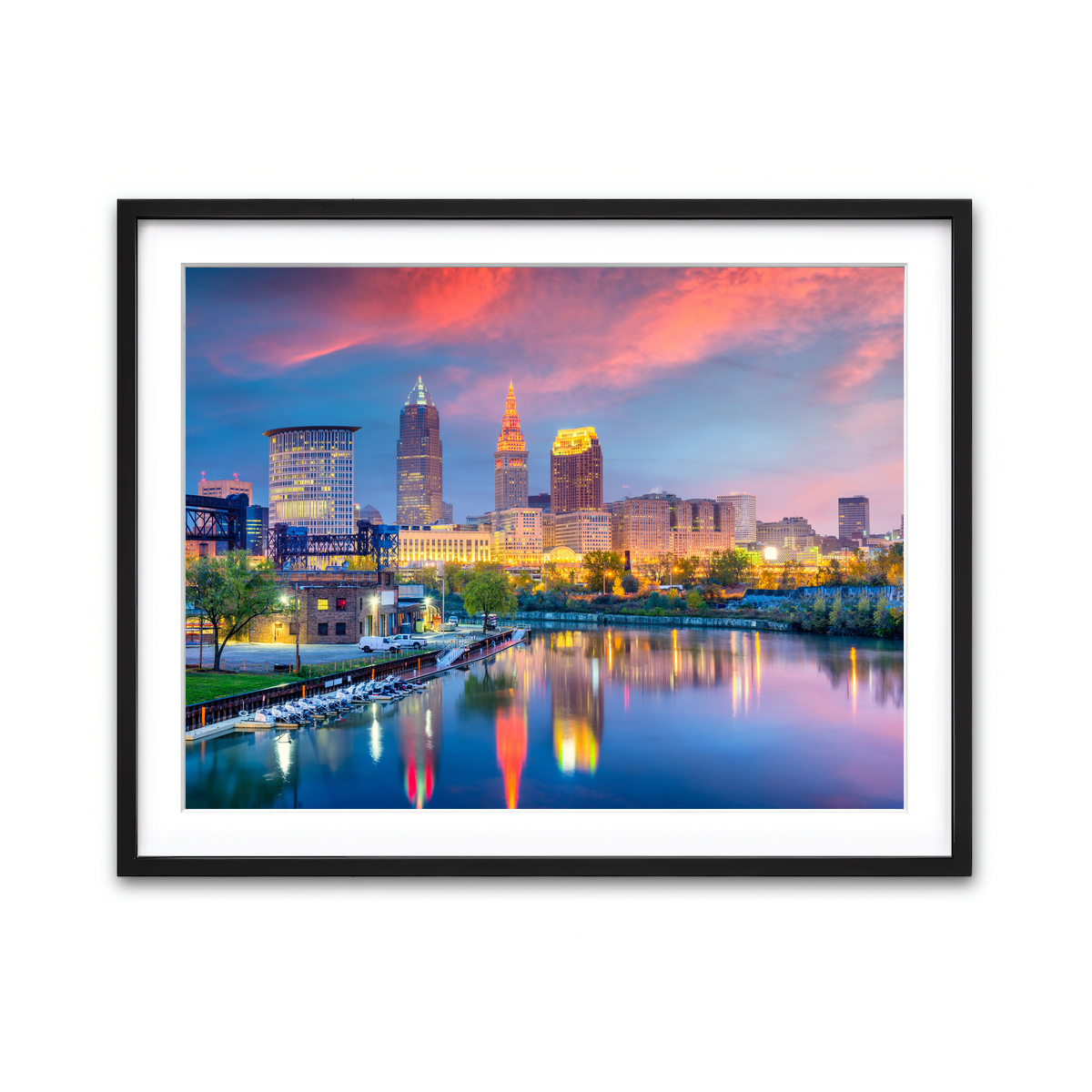 Framed Print 4x3 Black