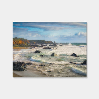 AUTO-MOCKUP WHITE | Cliffs and Rocks on the California Coast | 1 Piece | Gallery Wrap Canvas | group=4x3