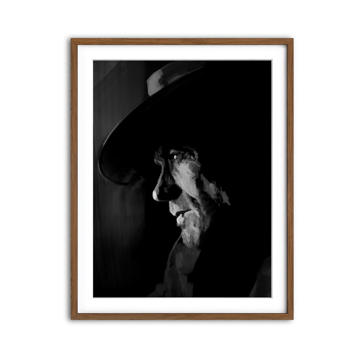 Framed Print 3x4 Walnut