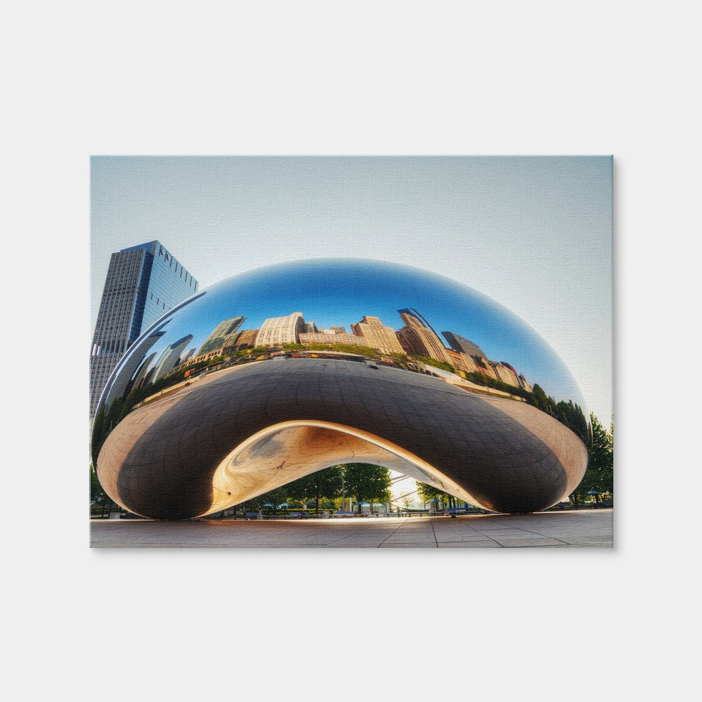AUTO-MOCKUP WHITE | Cloud Gate | 1 Piece | Gallery Wrap Canvas | group=4x3