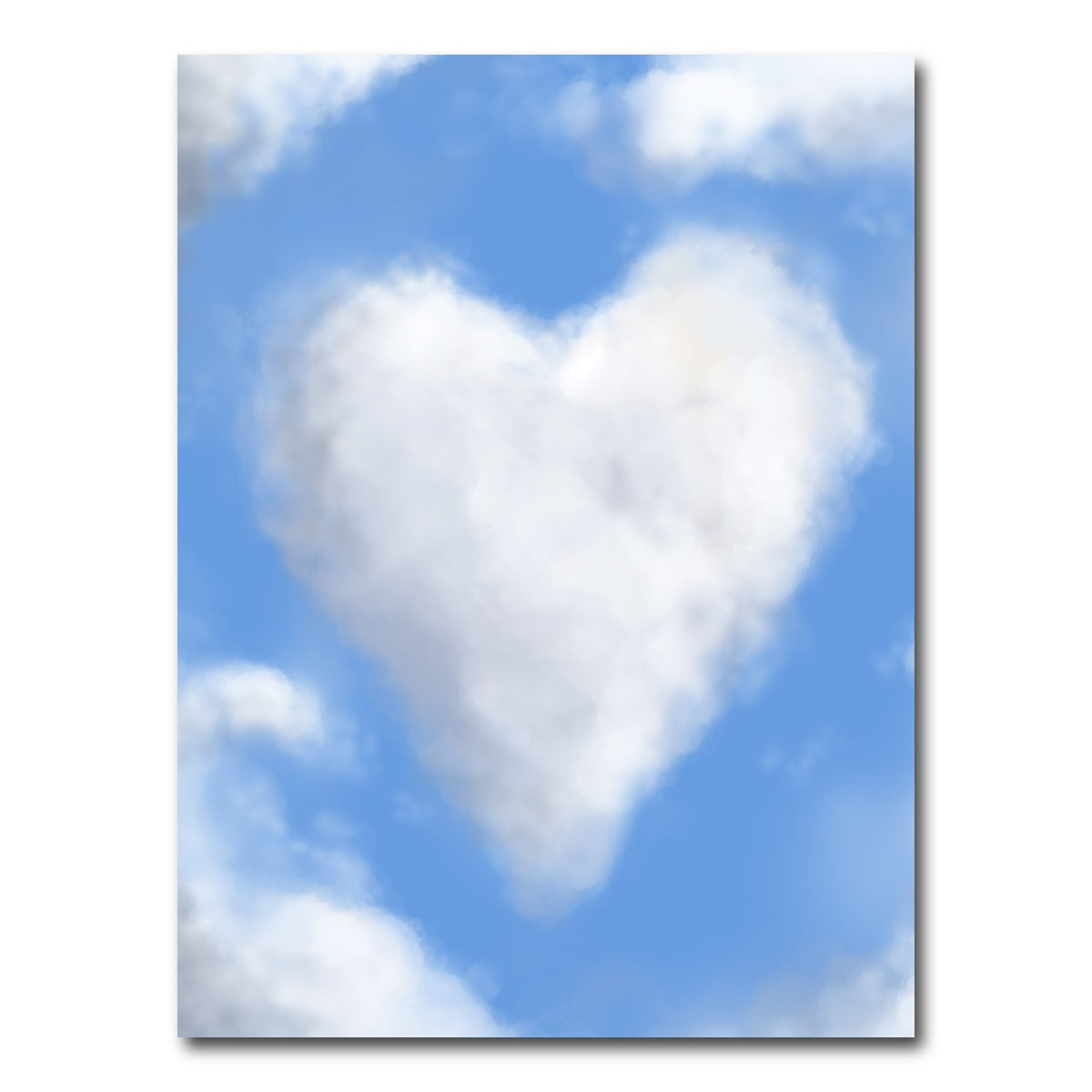 AUTO-MOCKUP WHITE | Clouds | 1 Piece | Gallery Wrap Canvas | group=3x4