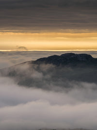 Cloudy Peak Wall Art