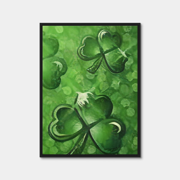 Clover Wall Art — Framed Canvas Format preview