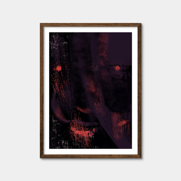 Clown Abstract Wall Art — Framed Print Format preview