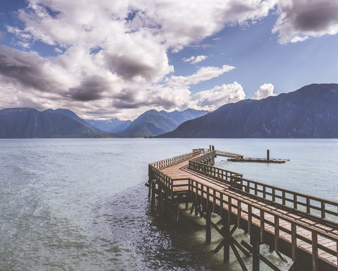 Coast Mountains Gingolx Wall Art