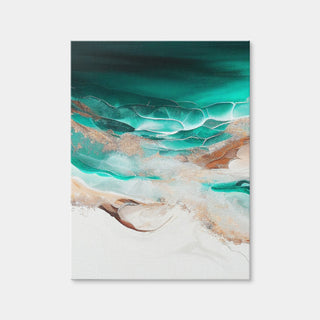 AUTO-MOCKUP WHITE | Coastal Abstract Series 10 | 1 Piece | Gallery Wrap Canvas | group=3x4