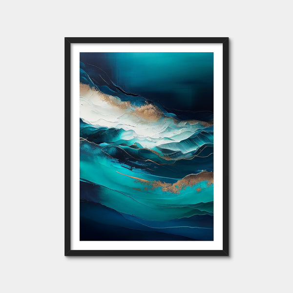 Coastal Abstract Series 3 Wall Art — Framed Print Format preview