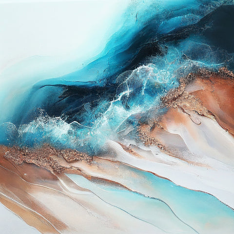 Coastal Abstract Series 4 Wall Art