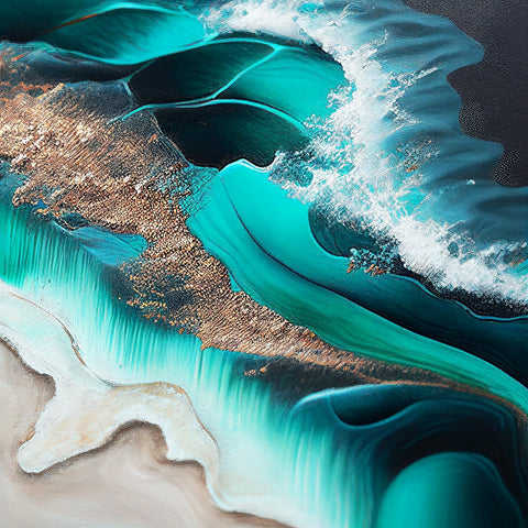 Coastal Abstract Series 7 Wall Art