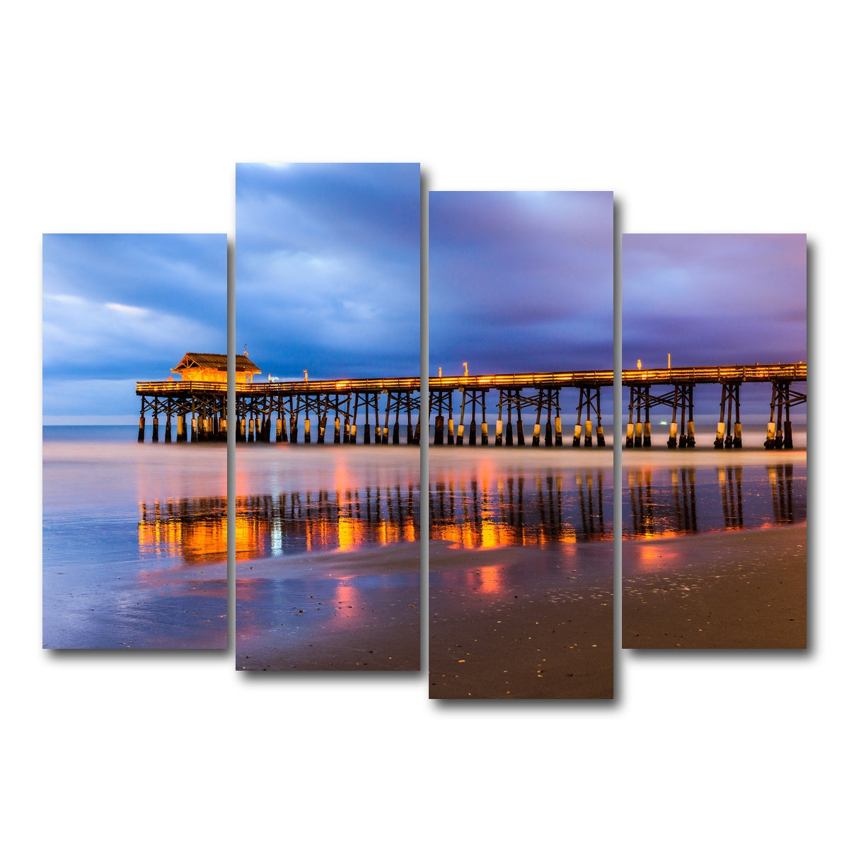 AUTO-MOCKUP WHITE | Cocoa Beach | 4 Piece | Gallery Wrap Canvas | group=4_normal