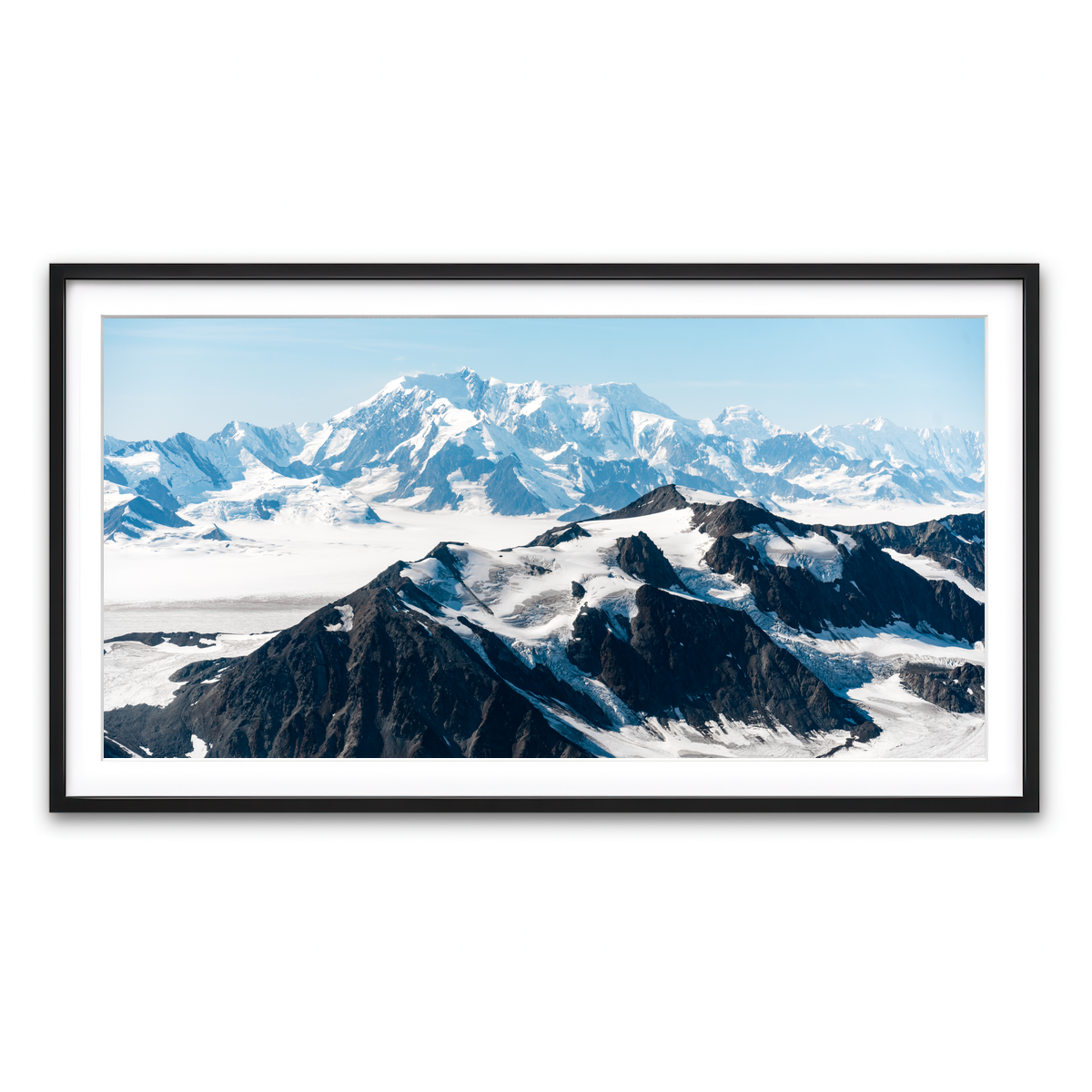 Framed Print 2x1 Black