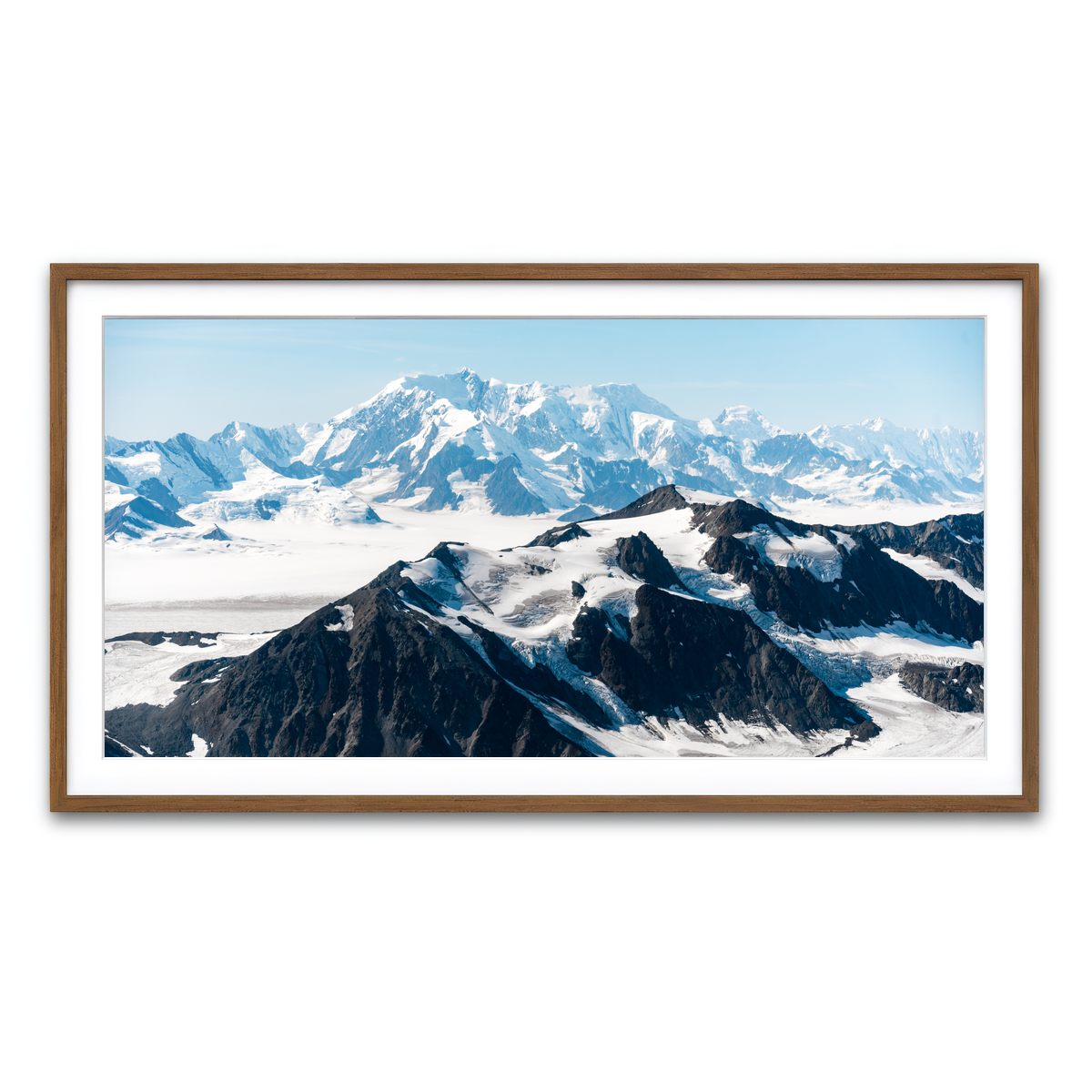 Framed Print 2x1 Walnut