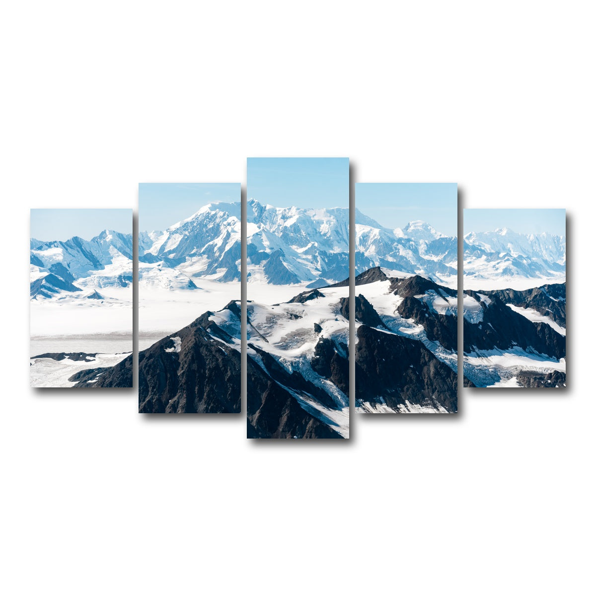 AUTO-MOCKUP WHITE | Cold Mountains | 5 Piece | Gallery Wrap Canvas | group=5_normal