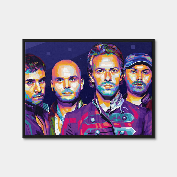 Coldplay Wall Art — Framed Canvas Format preview