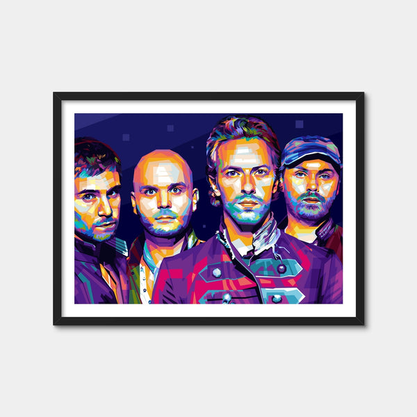 Coldplay Wall Art — Framed Print Format preview