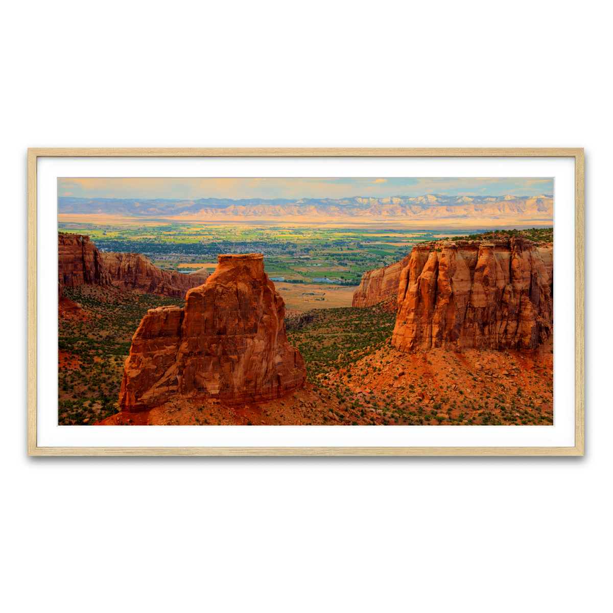 Framed Print 2x1 Natural