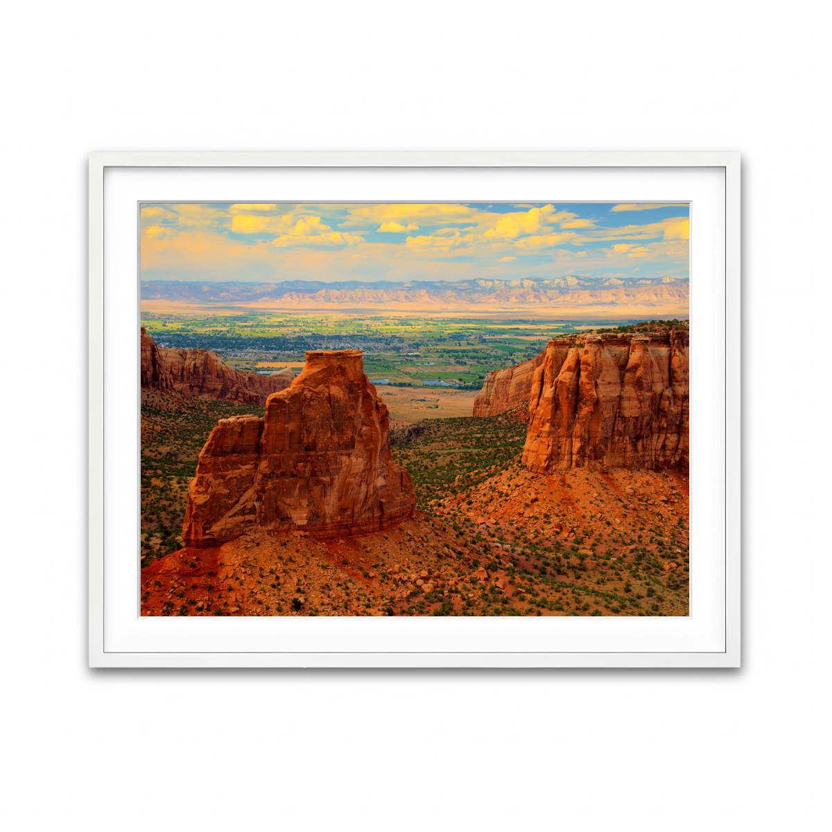 Framed Print 4x3 White