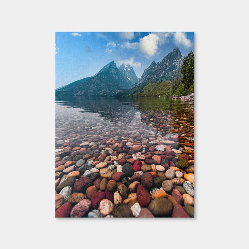 AUTO-MOCKUP WHITE | Colored Pebbles | 1 Piece | Gallery Wrap Canvas | group=3x4