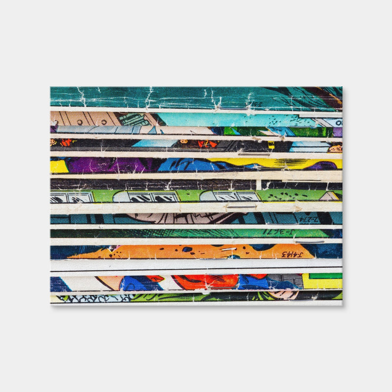 AUTO-MOCKUP WHITE | Comic Book Stack | 1 Piece | Gallery Wrap Canvas | group=4x3