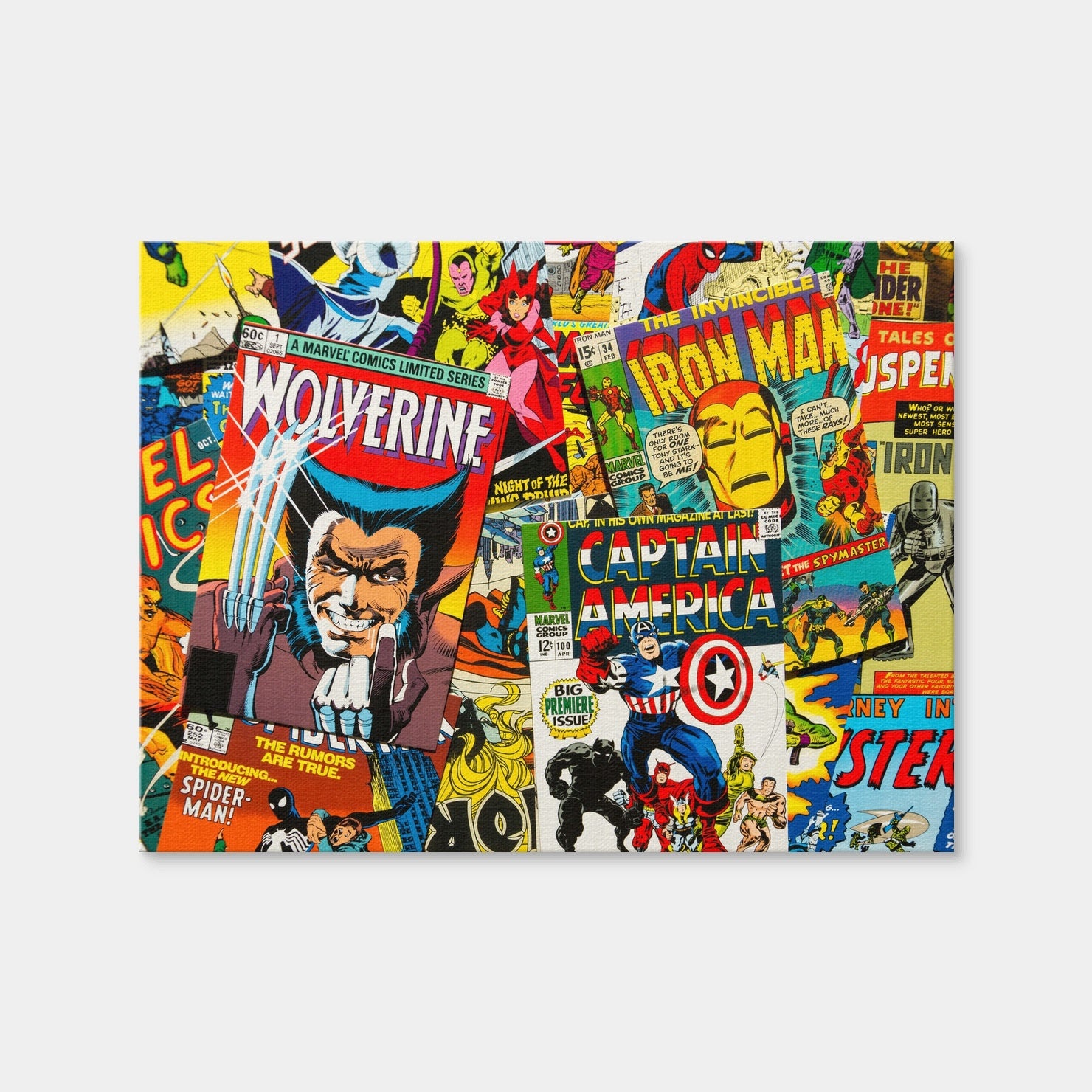 AUTO-MOCKUP WHITE | Comic Covers | 1 Piece | Gallery Wrap Canvas | group=4x3