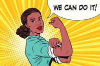 Comic We Can Do It Wall Art