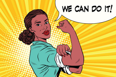 Comic We Can Do It Wall Art