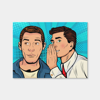 AUTO-MOCKUP WHITE | Comic Whisper | 1 Piece | Gallery Wrap Canvas | group=4x3