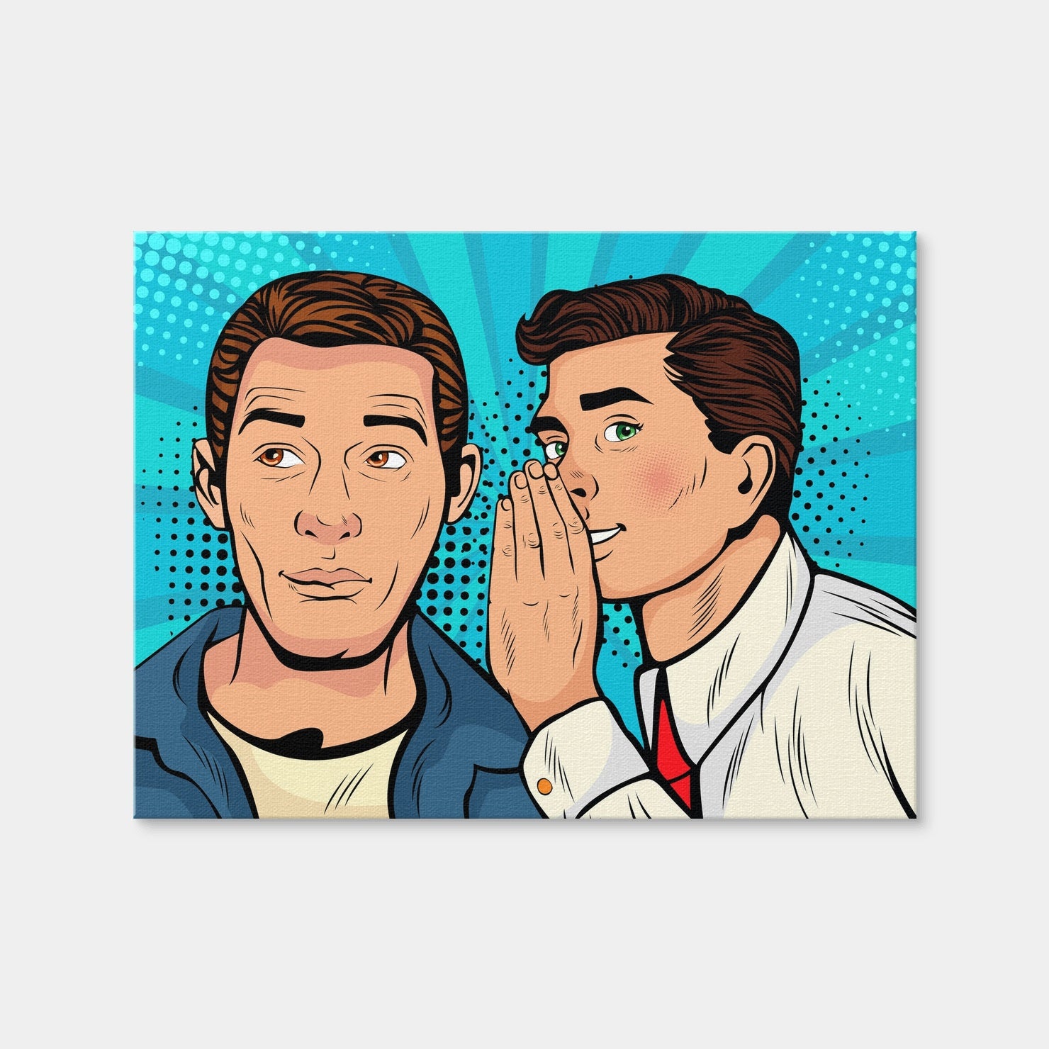 AUTO-MOCKUP WHITE | Comic Whisper | 1 Piece | Gallery Wrap Canvas | group=4x3