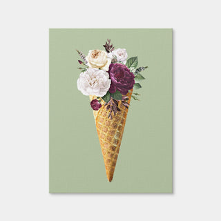 AUTO-MOCKUP WHITE | Cone Flower Canvas Art | 1 Piece | Gallery Wrap Canvas | group=3x4