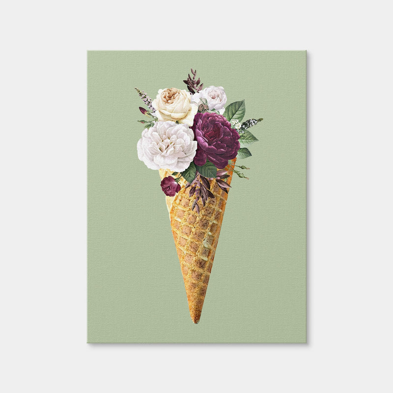 AUTO-MOCKUP WHITE | Cone Flower Canvas Art | 1 Piece | Gallery Wrap Canvas | group=3x4