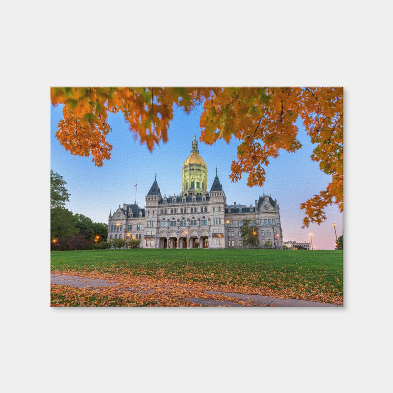 AUTO-MOCKUP WHITE | Connecticut State Capitol | 1 Piece | Gallery Wrap Canvas | group=4x3