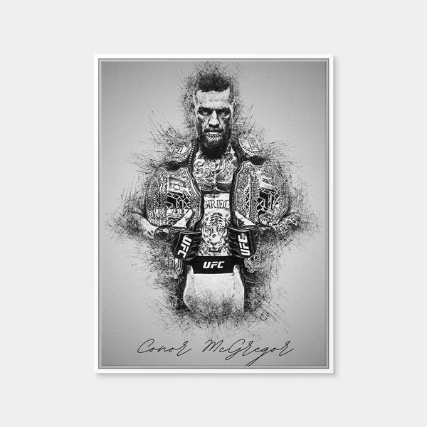 Conor McGregor Wall Art — Framed Canvas Format preview