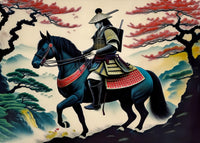 Contemporary Samurai Art Wall Art