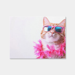 AUTO-MOCKUP WHITE | Cool Cat | 1 Piece | Gallery Wrap Canvas | group=4x3
