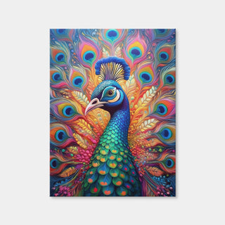 AUTO-MOCKUP WHITE | Cool Peacock | 1 Piece | Gallery Wrap Canvas | group=3x4