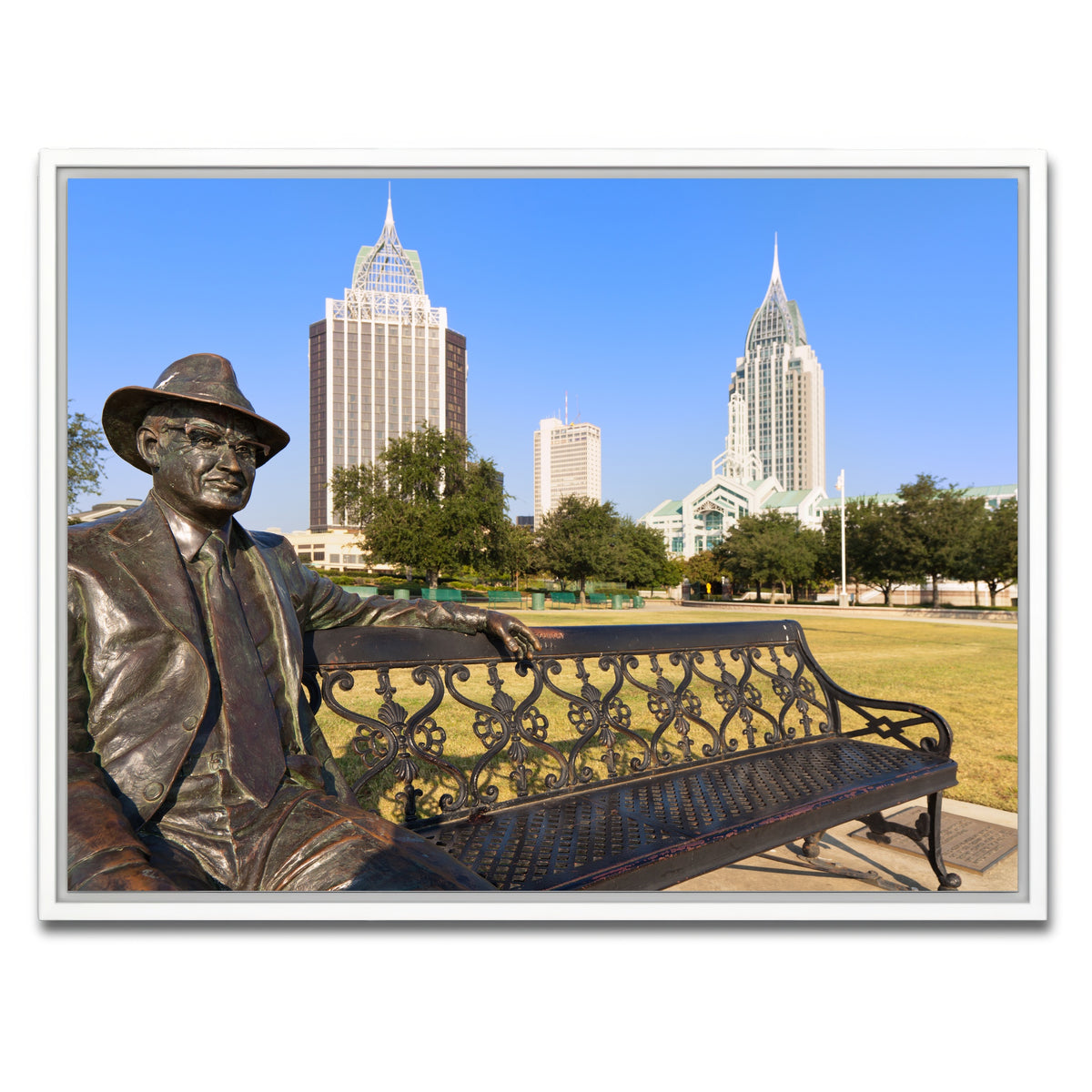 AUTO-MOCKUP WHITE | Cooper Riverside Park | 1 Piece | White Framed Canvas | group=4x3