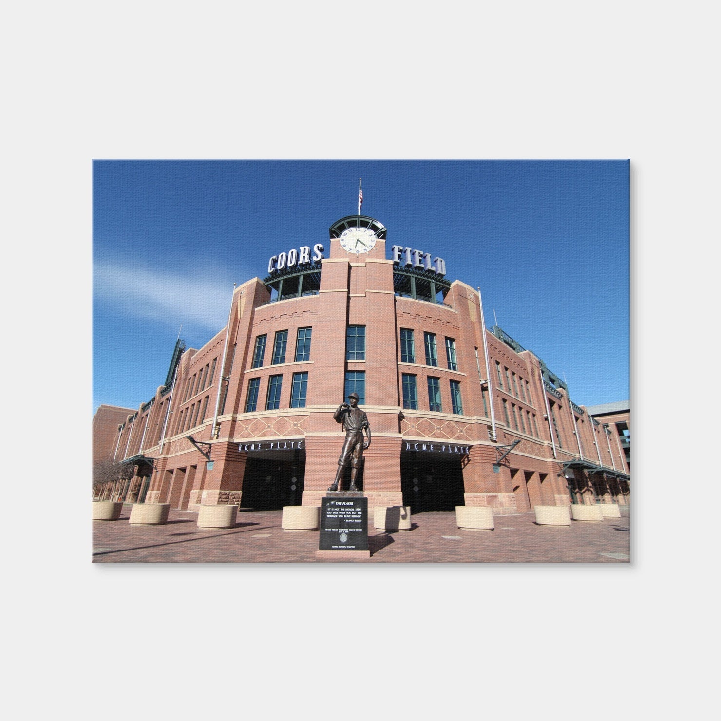 AUTO-MOCKUP WHITE | Coors Field | 1 Piece | Gallery Wrap Canvas | group=4x3