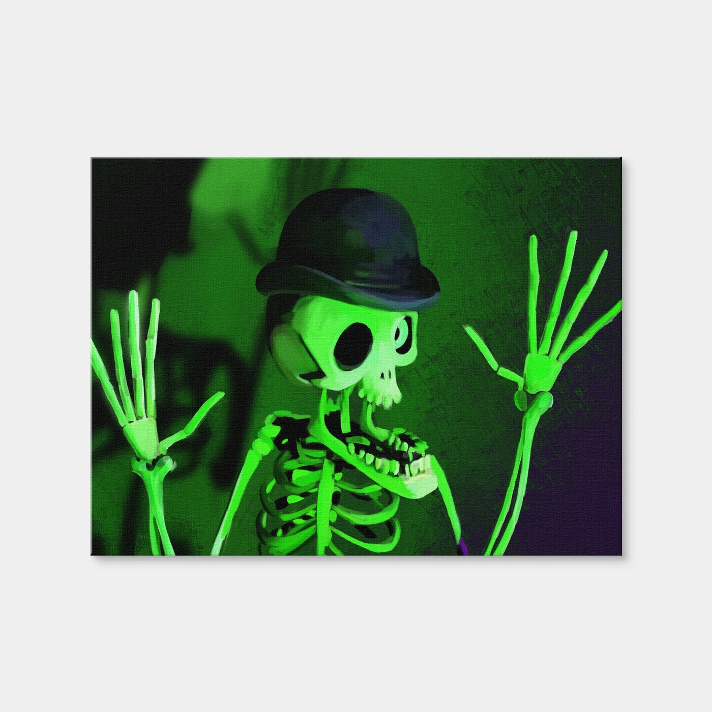 AUTO-MOCKUP WHITE | Corpse Bride Skeleton | 1 Piece | Gallery Wrap Canvas | group=4x3