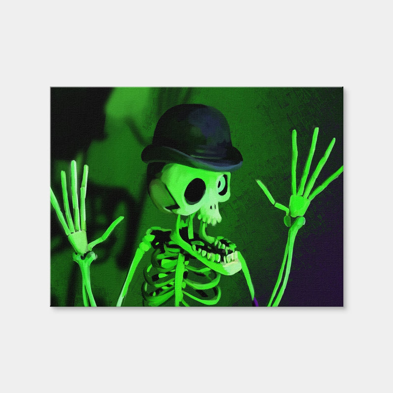 AUTO-MOCKUP WHITE | Corpse Bride Skeleton | 1 Piece | Gallery Wrap Canvas | group=4x3