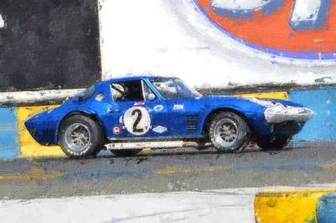 Corvette Grand Sport Side Wall Art