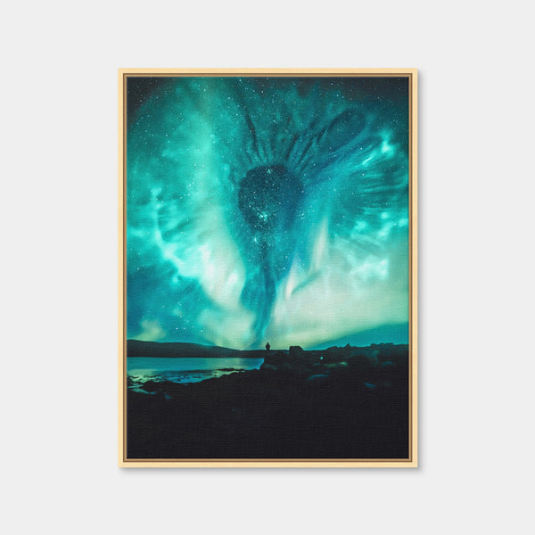 Cosmic Eye Wall Art — Framed Canvas Format preview