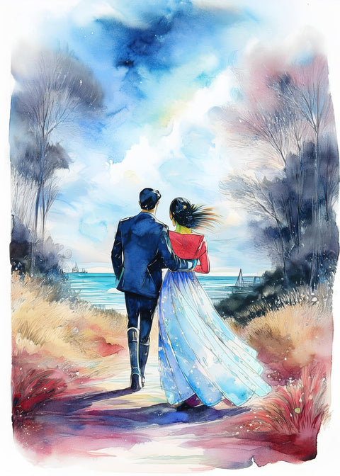Couple Painting Wall Art