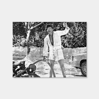 AUTO-MOCKUP WHITE | Cousin Eddie Grayscale | 1 Piece | Gallery Wrap Canvas | group=4x3