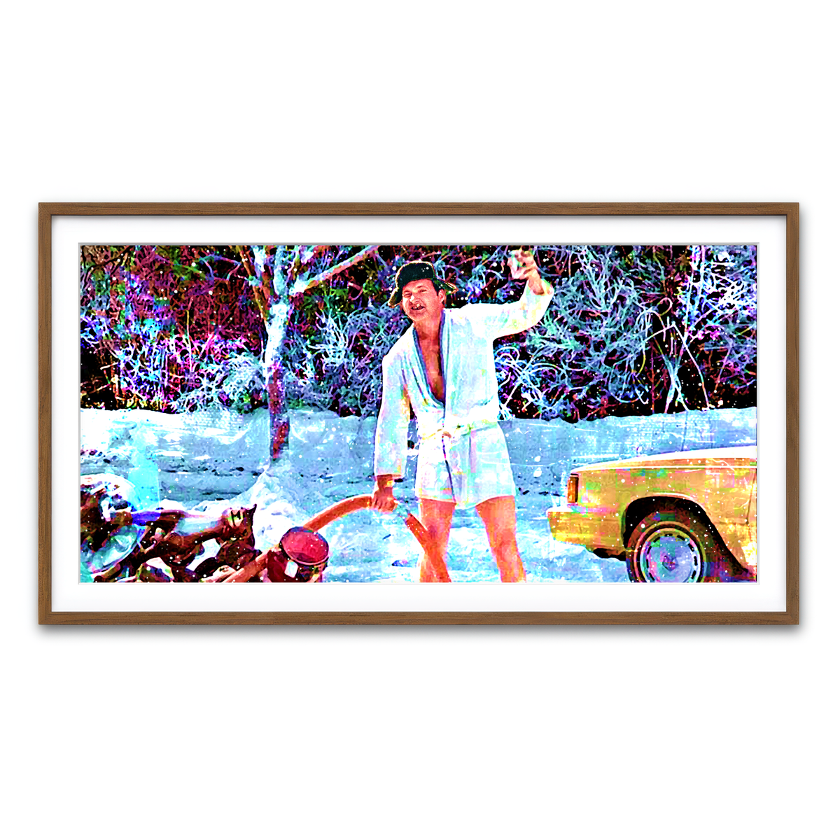 Framed Print 2x1 Walnut