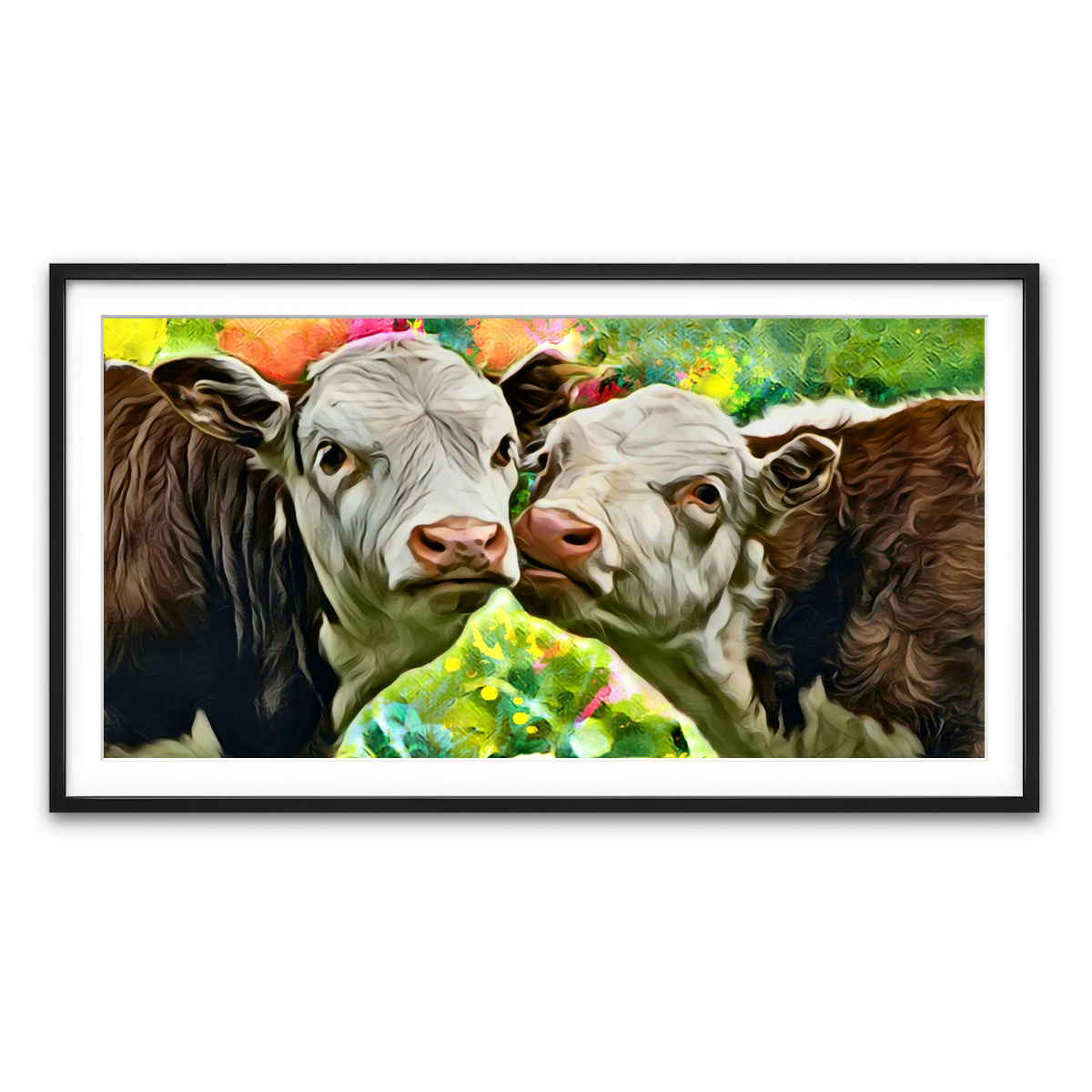 Framed Print 2x1 Black