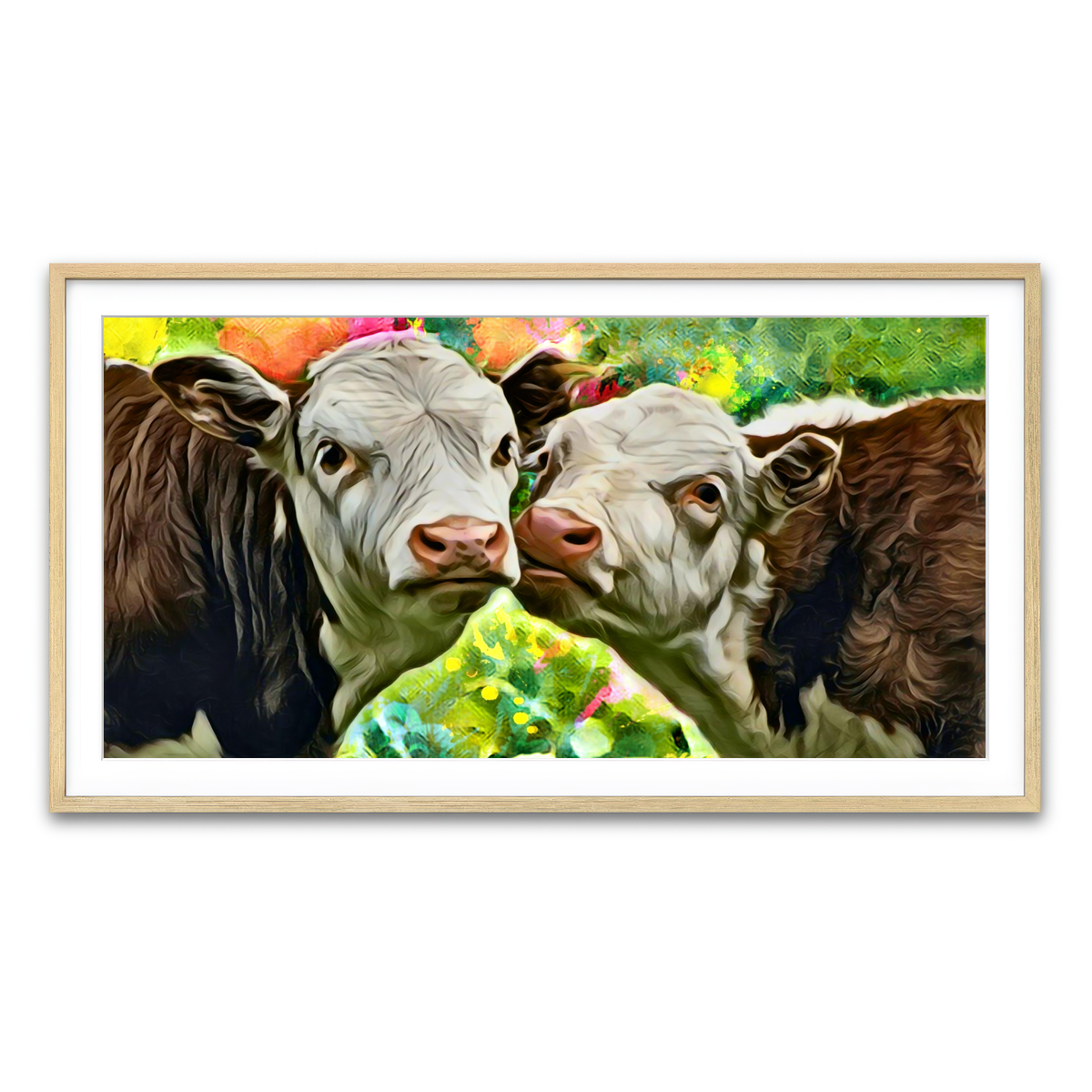 Framed Print 2x1 Natural