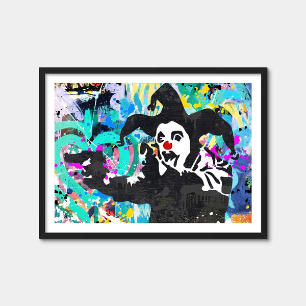 Crazy Clown Wall Art — Framed Print Format preview