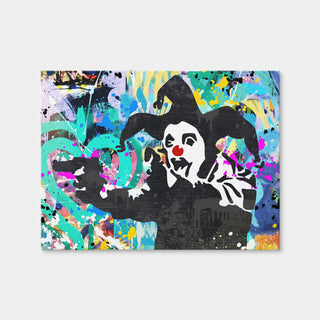 AUTO-MOCKUP WHITE | Crazy Clown | 1 Piece | Gallery Wrap | group=4x3